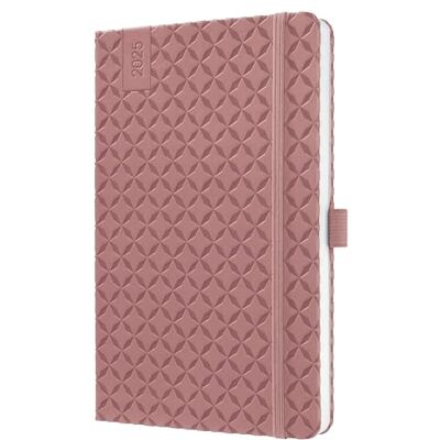 Sigel J5129 Wochenkalender 2025 A5, Jolie, dunkelrot, Hardcover, Gummiband, Stiftschlaufe, Einstecktasche, 174 Seiten, vegan, Buchkalender, Terminplaner Sigel J5129 Wochenkalender 2025 A5, Jolie, dunkelrot, Hardcover, Gummiband, Stiftschlaufe, Einstecktasche, 174 Seiten, vegan, Buchkalender, Terminplaner