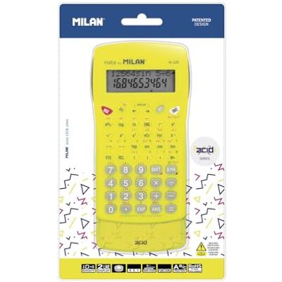 MILAN ® Blisterpackung Wissenschaftlicher Taschenrechner M228 Serie Acid, Gelb MILAN ® Blisterpackung Wissenschaftlicher Taschenrechner M228 Serie Acid, Gelb