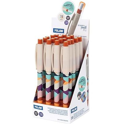 MILAN ® Displaybox 20 Druckbleistifte pl1 0,9 mm 2b Serie THE FUN MILAN ® Displaybox 20 Druckbleistifte pl1 0,9 mm 2b Serie THE FUN
