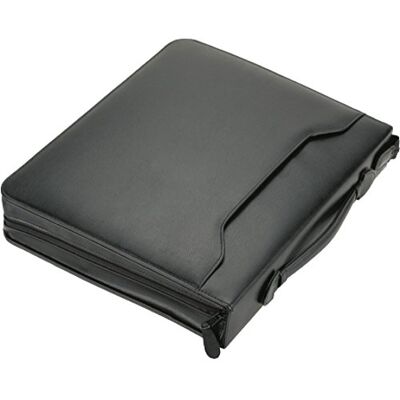 ALASSIO 31502 Ringbuchmappe RIMINI im DIN A4 Format, Schreibmappe aus FINEtouch Lederimitat, Dokumentenmappe in schwarz, Mappe ca. 37 x 31 x 6 cm, Aktenmappe mit Tragegriff und CD Tasche ALASSIO 31502 Ringbuchmappe RIMINI im DIN A4 Format, Schreibmappe aus FINEtouch Lederimitat, Dokumentenmappe in schwarz, Mappe ca. 37 x 31 x 6 cm, Aktenmappe mit Tragegriff und CD Tasche