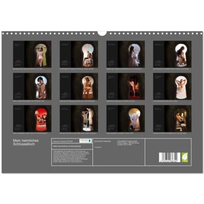 CALVENDO Mon trou de serrure secret (Calendrier mural 2027 DIN A3 vertical), calendrier mensuel CALVENDO Mon trou de serrure secret (Calendrier mural 2027 DIN A3 vertical), calendrier mensuel
