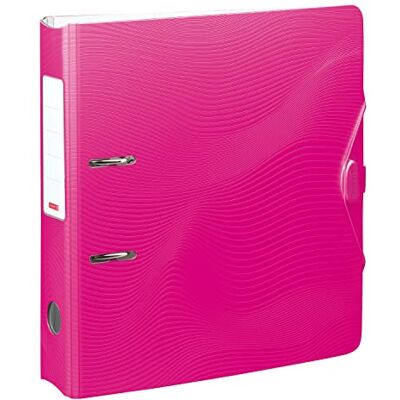 PARTY DISCOUNT NEU BRUNNEN Ordner Wave aus Kunststoff, 7 cm Rücken, pink PARTY DISCOUNT NEU BRUNNEN Ordner Wave aus Kunststoff, 7 cm Rücken, pink