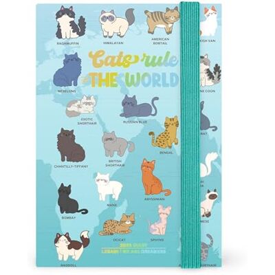 LEGAMI Tageskalender Small 2026, Kitty, 12 Monate, Gummibandverschluss, Tagebuch von Januar 2026 bis Dezember 2026, aus FSC-zertifiziertem Papier, 9,5 x 13,5 cm LEGAMI Tageskalender Small 2026, Kitty, 12 Monate, Gummibandverschluss, Tagebuch von Januar 2026 bis Dezember 2026, aus FSC-zertifiziertem Papier, 9,5 x 13,5 cm
