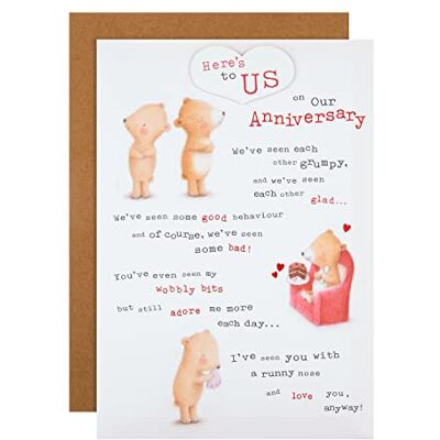 Hallmark Unser Jubiläumskarte - Humorvolle Glückwünsche Hallmark Unser Jubiläumskarte - Humorvolle Glückwünsche