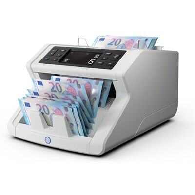 Safescan 2210 Geldzählmaschine, zählt sortierte Banknoten Banknotenzähler mit 2-facher Echtheitsprüfung zählt sortierte Banknoten Aller Währungen Safescan 2210 Geldzählmaschine, zählt sortierte Banknoten Banknotenzähler mit 2-facher Echtheitsprüfung zählt sortierte Banknoten Aller Währungen