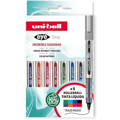 uni-ball Etui 8 Farbenflüssigtinte UB-157 uni-ball Etui 8 Farbenflüssigtinte UB-157