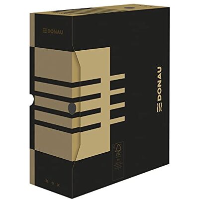 DONAU 7662301FSC-02 Ablage Schachtel Archivbox aus recyceltem Karton Archiv-Ablagebox Stabil 20er Pack A4/120mm/ B Rückenbreite Farbe: Braun die FSC Zertifiziert, A4/120 mm DONAU 7662301FSC-02 Ablage Schachtel Archivbox aus recyceltem Karton Archiv-Ablagebox Stabil 20er Pack A4/120mm/ B Rückenbreite Farbe: Braun die FSC Zertifiziert, A4/120 mm