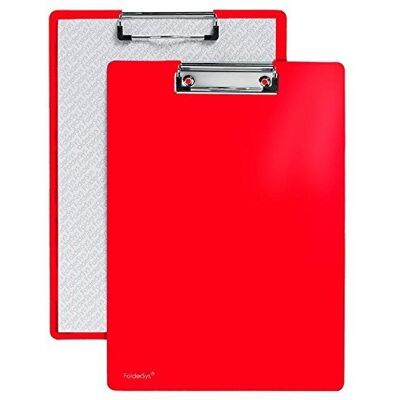 FolderSys Klemm-Brett, Standard, rot,10 Stück FolderSys Klemm-Brett, Standard, rot,10 Stück