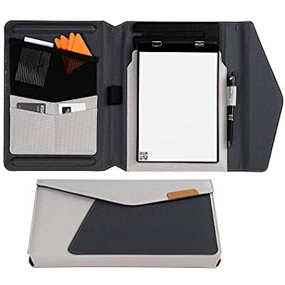 Rocketbook Kapselhülle für Orbit Executive, 100% recycelbar, mit Stifthalter, Magnetverschluss und Innenaufbewahrung, Grau Rocketbook Kapselhülle für Orbit Executive, 100% recycelbar, mit Stifthalter, Magnetverschluss und Innenaufbewahrung, Grau