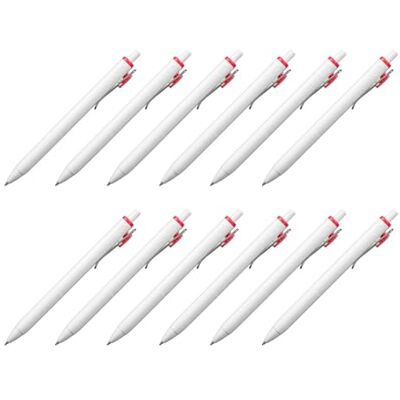 Faber-Castell Uni-Ball Gelschreiber ONE UMN-S Rot 12er Set Faber-Castell Uni-Ball Gelschreiber ONE UMN-S Rot 12er Set