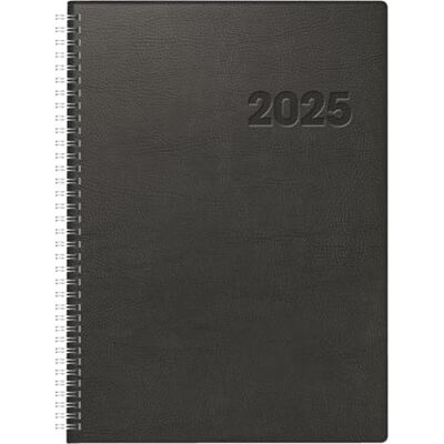 rido/idé Buchkalender Modell Conform (2025), 1 Seite = 1 Tag, A4, 384 Seiten, Kunststoff-Einband, schwarz rido/idé Buchkalender Modell Conform (2025), 1 Seite = 1 Tag, A4, 384 Seiten, Kunststoff-Einband, schwarz