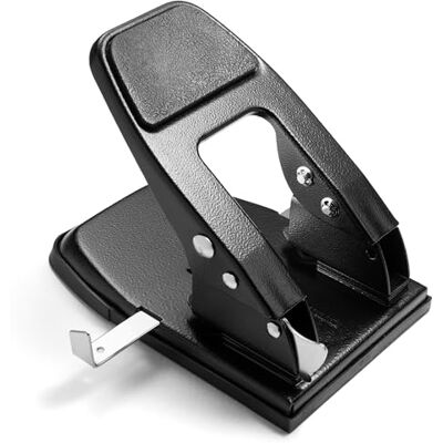 Officemate Heavy Duty 2-Hole Punch, Padded Handle, Black, 50-Sheet Capacity (90082) Officemate Heavy Duty 2-Hole Punch, Padded Handle, Black, 50-Sheet Capacity (90082)