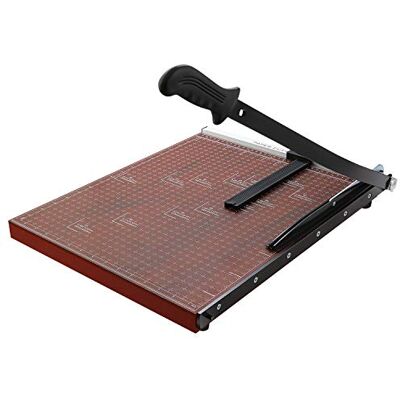 COOCHEER Profi Papierschneider A3 Fotoschneider Hebelschneider Papierschneidemaschine Schneidegerät Bindegerät für Schule und Büro, Schnittleistung ca. 12 Blätter COOCHEER Profi Papierschneider A3 Fotoschneider Hebelschneider Papierschneidemaschine Schneidegerät Bindegerät für Schule und Büro, Schnittleistung ca. 12 Blätter
