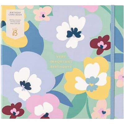 Busy B Blumen Geburtstagskartenbuch - Grußkartenbuch Busy B Blumen Geburtstagskartenbuch - Grußkartenbuch