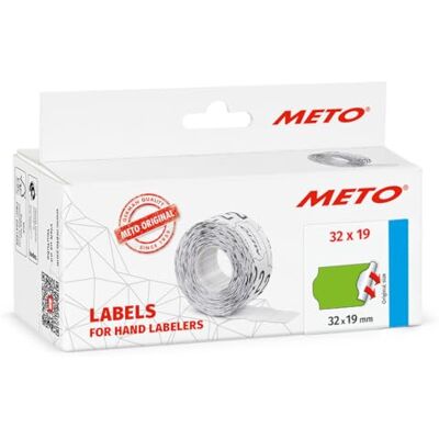Meto Preisauszeichner Etiketten (32x19 mm, 2-Zeilig, 5.000 Stück, fluor grün, permanent, Preisetiketten für , Contact, Sato, Avery, Tovel, Samark etc.) Meto Preisauszeichner Etiketten (32x19 mm, 2-Zeilig, 5.000 Stück, fluor grün, permanent, Preisetiketten für , Contact, Sato, Avery, Tovel, Samark etc.)