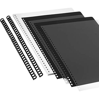 GBC ProClick The Do-It-Yourself Präsentationsset, inkl. Binderücken mit 5/16 Zoll Durchmesser, Papier, Abdeckungen, 2 Sets pro Packung (2515665) GBC ProClick The Do-It-Yourself Präsentationsset, inkl. Binderücken mit 5/16 Zoll Durchmesser, Papier, Abdeckungen, 2 Sets pro Packung (2515665)