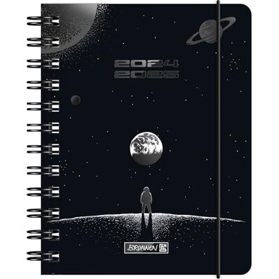 BRUNNEN Schülerkalender (2024/2025) „Outer Space“, 1 Seite = 1 Tag, A6, 352 Seiten, schwarz BRUNNEN Schülerkalender (2024/2025) „Outer Space“, 1 Seite = 1 Tag, A6, 352 Seiten, schwarz