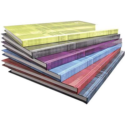 Clairefontaine 9046C Heft / Kladde DIN A4 21x29,7cm, Hardcover, liniert, 96 Blatt, farbig sortiert, 1 Stück Clairefontaine 9046C Heft / Kladde DIN A4 21x29,7cm, Hardcover, liniert, 96 Blatt, farbig sortiert, 1 Stück