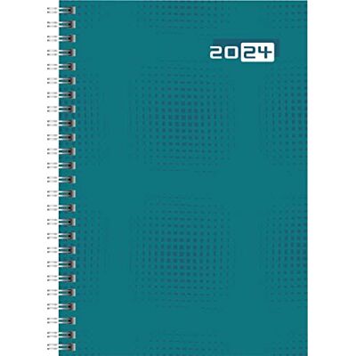 rido/idé Wochenkalender Modell futura 2 2024 2 Seiten = 1 Woche Blattgröße 14,8 x 20,8 cm petrol rido/idé Wochenkalender Modell futura 2 2024 2 Seiten = 1 Woche Blattgröße 14,8 x 20,8 cm petrol