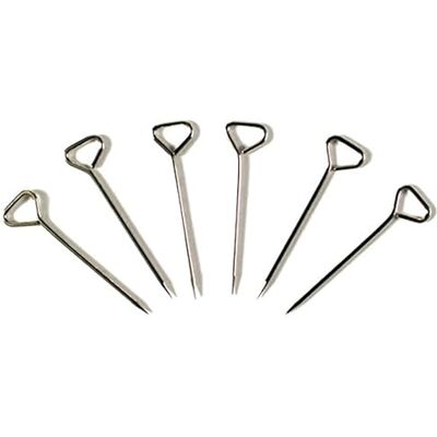 Exacompta Art.-Nr. 14743E 500 Stück Dreikantkopfnadeln Höhe 29 mm x Breite 6 mm für Pinnwand, Sehenswürdigkeiten, Routen, Kalender Farbe Silber Exacompta Art.-Nr. 14743E 500 Stück Dreikantkopfnadeln Höhe 29 mm x Breite 6 mm für Pinnwand, Sehenswürdigkeiten, Routen, Kalender Farbe Silber