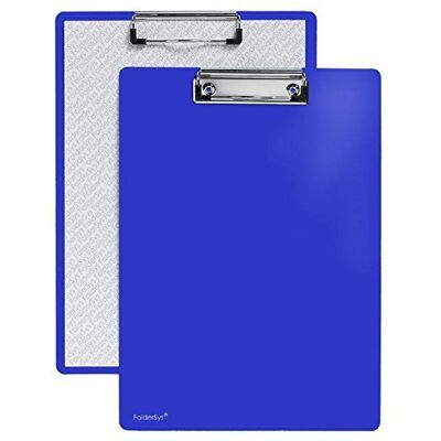 FolderSys Klemm-Brett, Standard, blau,10 Stück FolderSys Klemm-Brett, Standard, blau,10 Stück