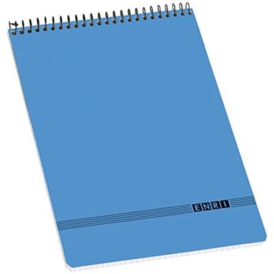 Enri 100302798 – Pack von 10 Haftnotizen Spiral Paperback, blau Enri 100302798 – Pack von 10 Haftnotizen Spiral Paperback, blau