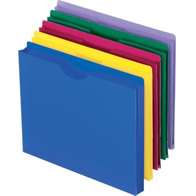 Esselte Pendaflex 50990 transparente Poly-Aktenhüllen, Briefgröße, verschiedene Farben, 10 Stück pro Packung Esselte Pendaflex 50990 transparente Poly-Aktenhüllen, Briefgröße, verschiedene Farben, 10 Stück pro Packung