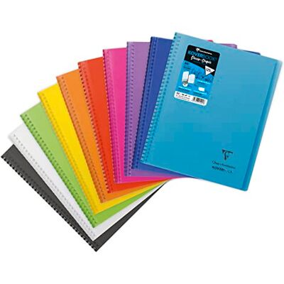 Clairefontaine 391201C Spiralbuch Koverbook Zeichen/Skizzieren – A4 + 22,5 x 29,7 cm – 100 Seiten – Zeichenpapier extra weiß 125 g – Umschlag aus Polypropylen Farbe zufällig Clairefontaine 391201C Spiralbuch Koverbook Zeichen/Skizzieren – A4 + 22,5 x 29,7 cm – 100 Seiten – Zeichenpapier extra weiß 125 g – Umschlag aus Polypropylen Farbe zufällig