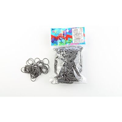 Rainbow Loom Haargummis, Grau Rainbow Loom Haargummis, Grau