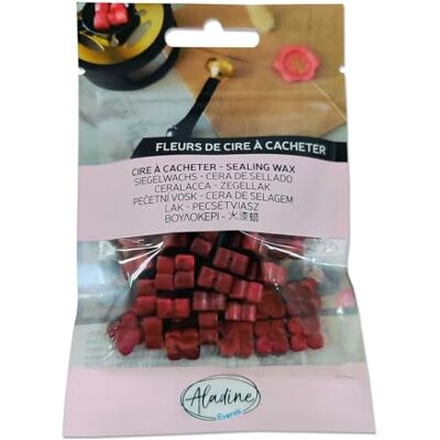 Aladine 72622 Wachsperlen zum Beschriften – Perlmutt-Rot – zum Erstellen von Wachssiegeln – Wachsblumen – für Hochzeit, Geburt, Briefe, Post, Menüs & Geschenke, 60 Stück Aladine 72622 Wachsperlen zum Beschriften – Perlmutt-Rot – zum Erstellen von Wachssiegeln – Wachsblumen – für Hochzeit, Geburt, Briefe, Post, Menüs & Geschenke, 60 Stück