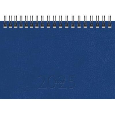 rido/idé Taschenkalender Modell TM 17/contacter (2025), 2 Seiten = 1 Woche, A6 quer, 128 Seiten, Kunstleder-Einband Prestige, blau rido/idé Taschenkalender Modell TM 17/contacter (2025), 2 Seiten = 1 Woche, A6 quer, 128 Seiten, Kunstleder-Einband Prestige, blau