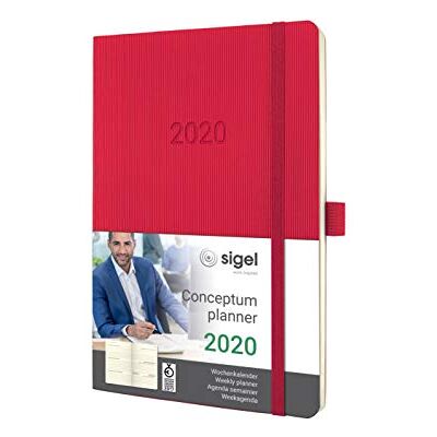 Sigel C2034 Wochenkalender 2020, ca. A5, rot, Softcover Conceptum weitere Modelle Sigel C2034 Wochenkalender 2020, ca. A5, rot, Softcover Conceptum weitere Modelle