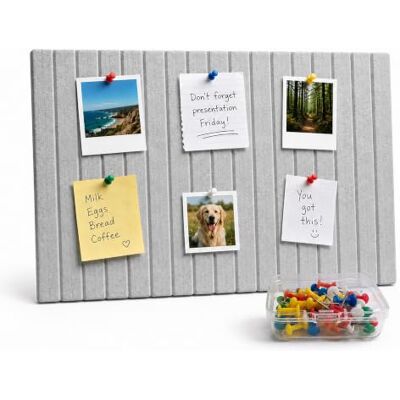 Relaxdays Filzpinnwand 2er Set, selbstklebende Rechtecke, dunkelgrau Büro & Zuhause, Filz, 30x40 cm, Filzwand mit Pins Relaxdays Filzpinnwand 2er Set, selbstklebende Rechtecke, dunkelgrau Büro & Zuhause, Filz, 30x40 cm, Filzwand mit Pins