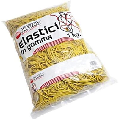 Alevar Elastische Gialli Durchmesser 30 mm. 1 kg Alevar Elastische Gialli Durchmesser 30 mm. 1 kg