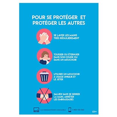 Avery – COVGUIDA3 – selbstklebende Plakate, vorgedruckt, abziehbar, A3, Barriere 420 x 297 mm, 2 Stück Avery – COVGUIDA3 – selbstklebende Plakate, vorgedruckt, abziehbar, A3, Barriere 420 x 297 mm, 2 Stück