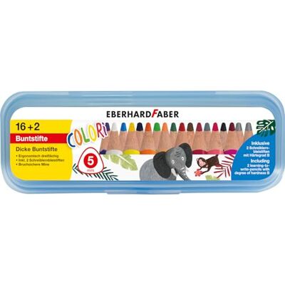 Eberhard Faber Buntstifte Set Colori mit Farbstiften und Bleistifte Eberhard Faber Buntstifte Set Colori mit Farbstiften und Bleistifte