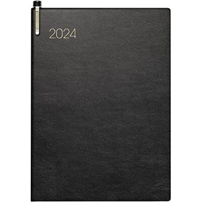 BRUNNEN Wochenkalender Modell 731 2024 2 Seiten = 1 Woche Blattgröße 10 x 14 cm schwarz BRUNNEN Wochenkalender Modell 731 2024 2 Seiten = 1 Woche Blattgröße 10 x 14 cm schwarz