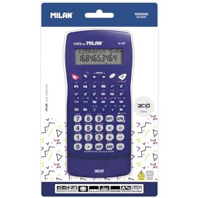MILAN ® Wissenschaftlicher Taschenrechner M228 Serie Acid, Blau MILAN ® Wissenschaftlicher Taschenrechner M228 Serie Acid, Blau
