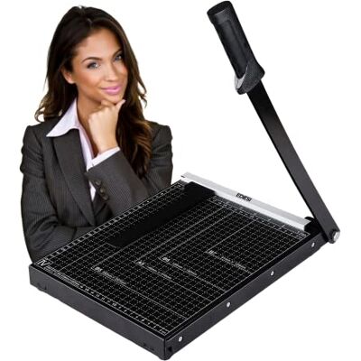 EDIESI , Papierschneider, A4, Schneidemaschine, Papierschneidemaschine, Hebelschneider, Schere für Papier und Fotos, Manuell, höchste Präzision, 4 Farben erhältlich (Schwarz, A4) EDIESI , Papierschneider, A4, Schneidemaschine, Papierschneidemaschine, Hebelschneider, Schere für Papier und Fotos, Manuell, höchste Präzision, 4 Farben erhältlich (Schwarz, A4)