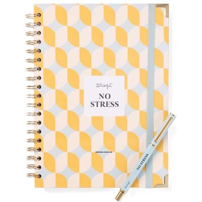 Mr. Wonderful Mr.Wonderful Set mit Wochenkalender 2025-26, extra groß, + Stift, Wochenplaner, ohne Stress Mr. Wonderful Mr.Wonderful Set mit Wochenkalender 2025-26, extra groß, + Stift, Wochenplaner, ohne Stress