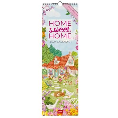 LEGAMI – Kalender 2027 Wandkalender, Home Sweet Home, 12 Monate, 16 x 49 cm LEGAMI – Kalender 2027 Wandkalender, Home Sweet Home, 12 Monate, 16 x 49 cm