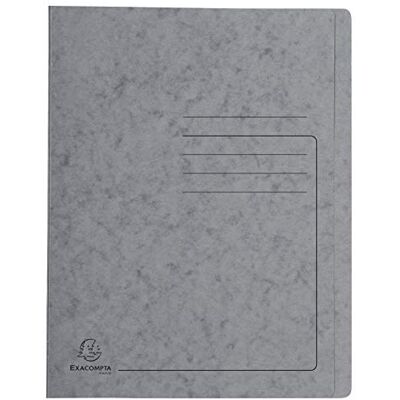 Exacompta Ref. 39989E – Karton mit 25 Iderama-Dokumentenmappen aus Hochglanzkarton 355 g/m² – FSC-zertifizierte Mappe – Maße 24 x 32 cm für DIN A4 Dokumente – Farbe Grau Exacompta Ref. 39989E – Karton mit 25 Iderama-Dokumentenmappen aus Hochglanzkarton 355 g/m² – FSC-zertifizierte Mappe – Maße 24 x 32 cm für DIN A4 Dokumente – Farbe Grau