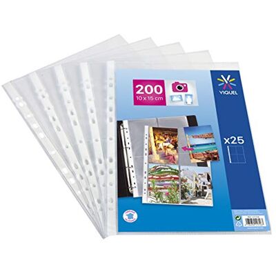 Viquel Prospekthüllen für Fotos, 25 Stück Viquel Prospekthüllen für Fotos, 25 Stück