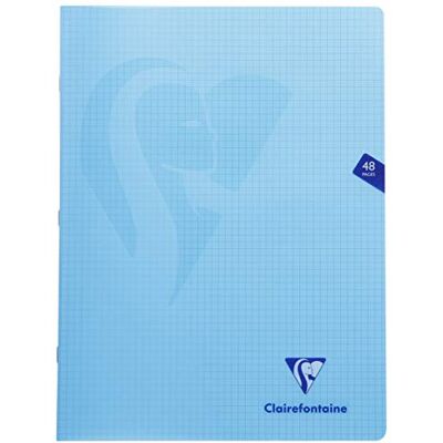 Clairefontaine 303312C Packung mit 10 Heften Mimesys, DIN A4+, 24x32 cm, 24 Blatt 90g, französische Lineatur Seyès, Einband aus Polypropylen, farbig sortiert, 1 Pack Clairefontaine 303312C Packung mit 10 Heften Mimesys, DIN A4+, 24x32 cm, 24 Blatt 90g, französische Lineatur Seyès, Einband aus Polypropylen, farbig sortiert, 1 Pack