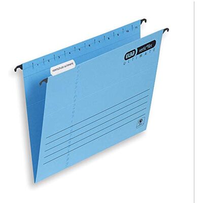 Elba Verticflex Hängemappe Manila 240 g/m² Folio-Format 25 Stück blau Elba Verticflex Hängemappe Manila 240 g/m² Folio-Format 25 Stück blau