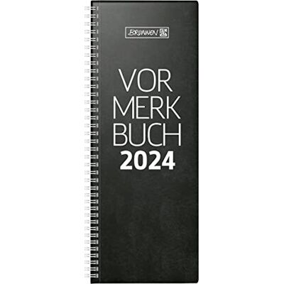 BRUNNEN Tageskalender Modell 784 2024 1 Seite = 2 Tage Blattgröße 10,8 x 29,7 cm schwarz BRUNNEN Tageskalender Modell 784 2024 1 Seite = 2 Tage Blattgröße 10,8 x 29,7 cm schwarz
