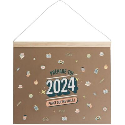Mr. Wonderful Mr.Wonderful Wandkalender 2024 Mach dich bereit, 2024... weil ich hier bist! 37 x 30 x 0,5 Mr. Wonderful Mr.Wonderful Wandkalender 2024 Mach dich bereit, 2024... weil ich hier bist! 37 x 30 x 0,5