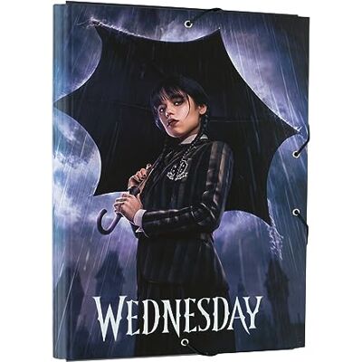 Grupo Erik Mappe A4 Sammelmappe Wednesday Addams Fanartikel Dokumentenmappe mit Gummizug Heftmapppe Heftbox Schulranzen Eckspanner Ordnungsmappe Büro Zubehör Schul, Lila, (CSG0133) Grupo Erik Mappe A4 Sammelmappe Wednesday Addams Fanartikel Dokumentenmappe mit Gummizug Heftmapppe Heftbox Schulranzen Eckspanner Ordnungsmappe Büro Zubehör Schul, Lila, (CSG0133)