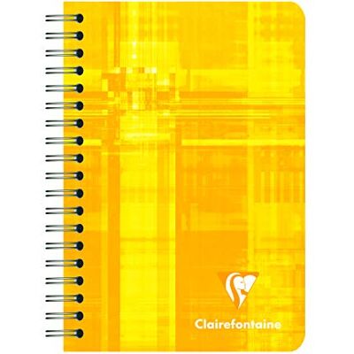 Clairefontaine 8502C Packung mit 5 Notizbücher mit Spiralbindung, 9 x 14 cm, kariert, 90 g, 90 Blatt, farbig sortiert, 1 Pack Clairefontaine 8502C Packung mit 5 Notizbücher mit Spiralbindung, 9 x 14 cm, kariert, 90 g, 90 Blatt, farbig sortiert, 1 Pack