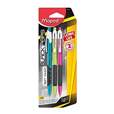 Maped 564053 Druckbleistift LONG LIFE, Stärke: 0,5 mm, 3er Blister Maped 564053 Druckbleistift LONG LIFE, Stärke: 0,5 mm, 3er Blister